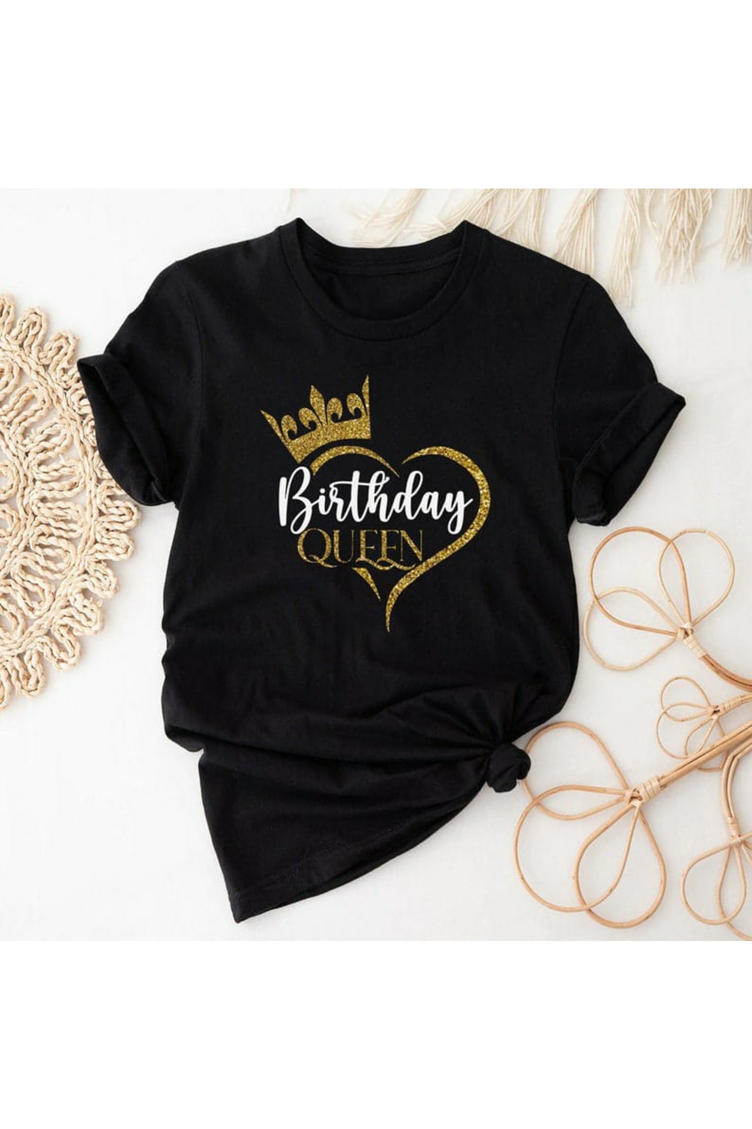 Birthday Queen Printed T-shirt for Women