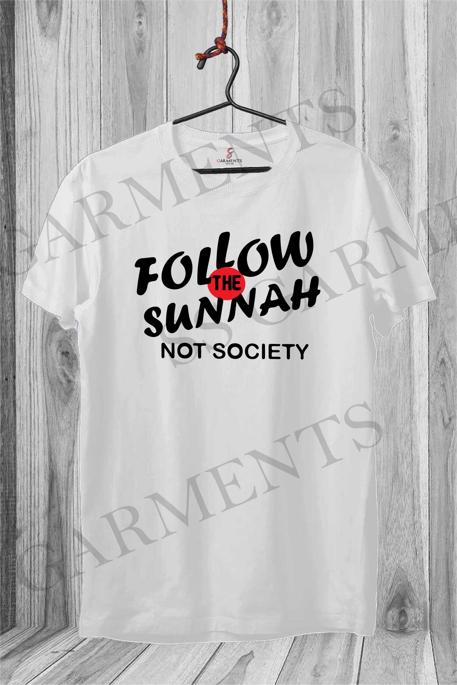 Cotton Men’s T-shirt Follow Sunnah